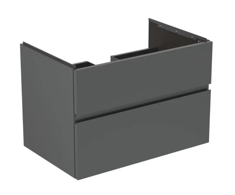 Ideal Standard Finesse - izlietnes skapītis 80x51x55 cm, 2 atvilktnes, matēti antracīta E3396Y2