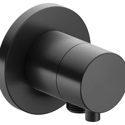 Keuco IXMO - zemapmetuma noslēgšanas un pārslēgšanas vārsts, 3 izvadiem, ar dušas pieslēgumu, hroms melns 59549131101
