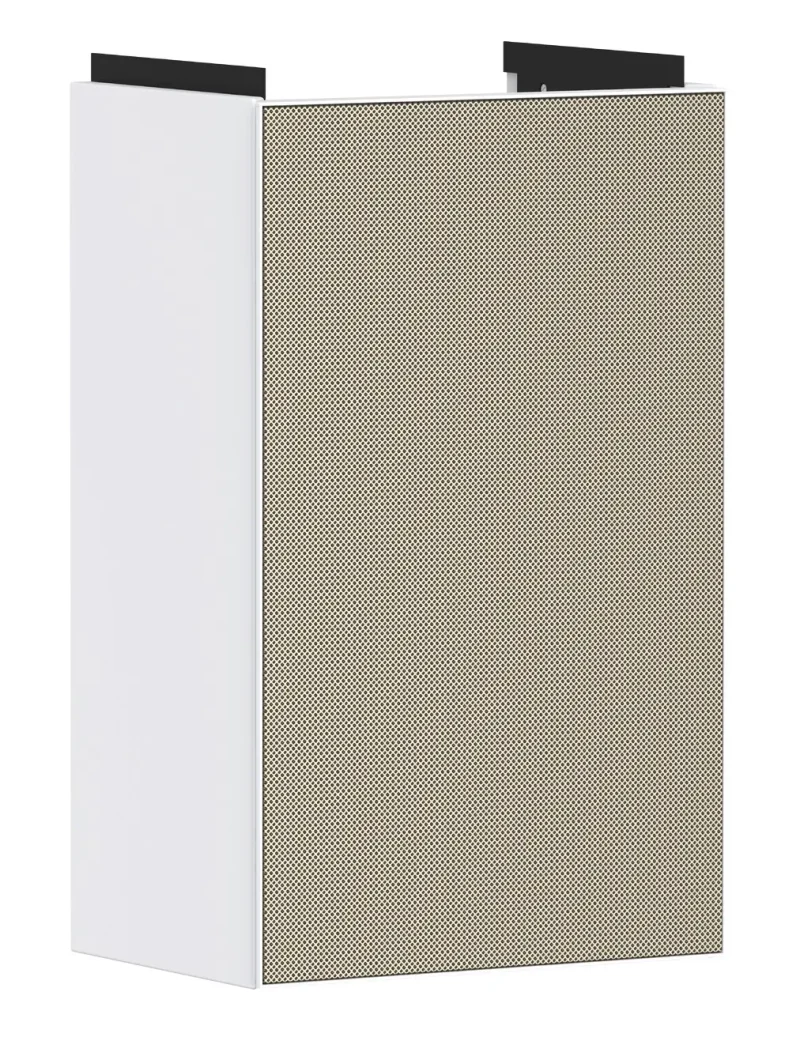 Hansgrohe Xevolos E - izlietnes skapītis 58x34x25 cm, 1 durvis, eņģes labajā pusē, balts matēts/bronza 54169390