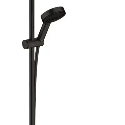 Hansgrohe Pulsify Select S - dušas komplekts ar termostatu, 3 strūklu veidi, EcoSmart, matēti melns 24271670