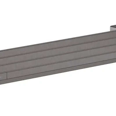 Hansgrohe AddStoris - plaukts ar dvieļu turētāju, garums 65 cm, hroms melns birstēts 41751340