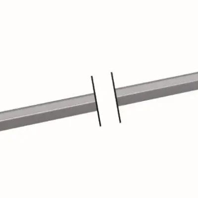 Geberit piederumi - kolektora profils, sienas noteka, duša, 1150 mm, matēts nerūsējošais tērauds 154.341.FW.1