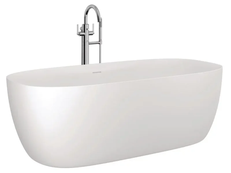 Kludi Resa - Brīvi stāvoša vanna, 170x80 cm, matēti balta 53BF0153