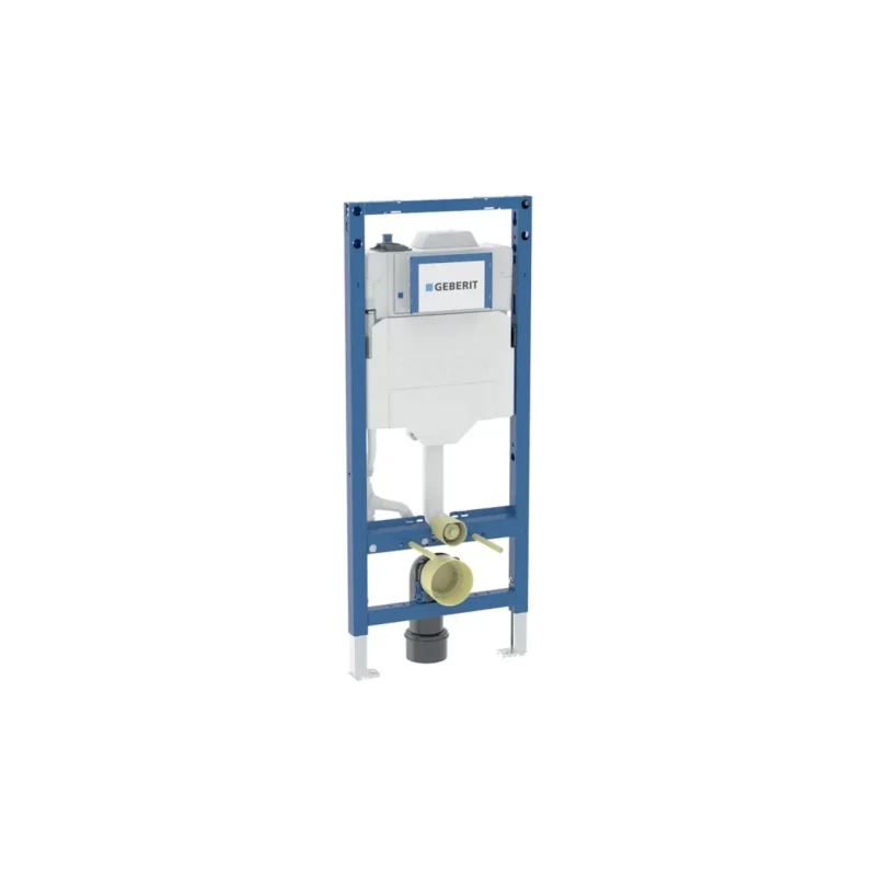 Geberit Duofix - priekšsienas elements sienas WC, ar skalošanas tvertni Sigma 12 cm, ar higiēnisko skalošanu, montāžas augstums 120 cm 111.075.00.2