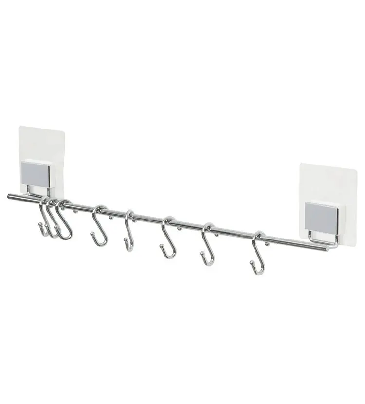 Compactor Bestlock Magic - piekarināms stienis, 8 āķi, hroms RAN6976
