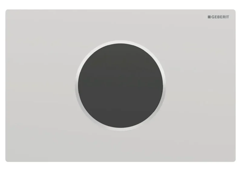 Geberit Sigma10 - elektroniska vadības plate, tīkla barošana, easy to clean, hroms matēts 115.907.JQ.6