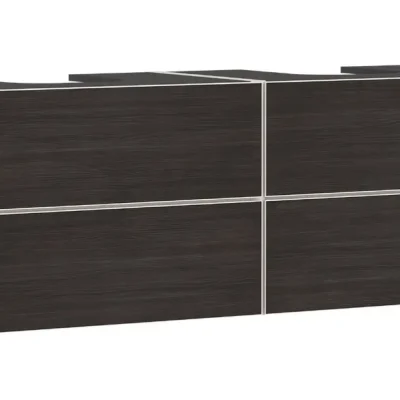 Hansgrohe Xevolos E - izlietnes apakšskapītis 157x56x55 cm, 4 atvilktnes, matēti bēšs/tumšs ozols 54200730