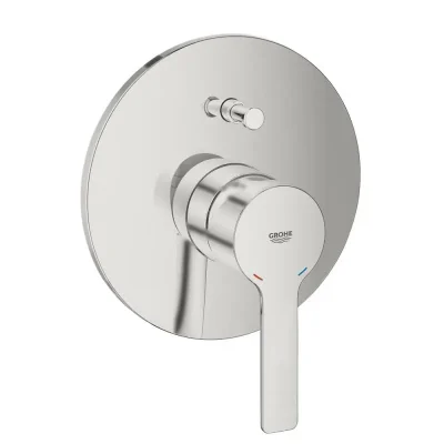 Grohe Lineare - zemapmetuma vannas maisītājs, Supersteel 19297DC1
