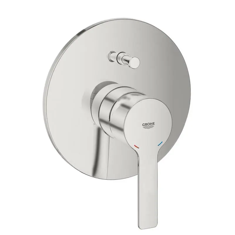 Grohe Lineare - zemapmetuma vannas maisītājs, Supersteel 19297DC1
