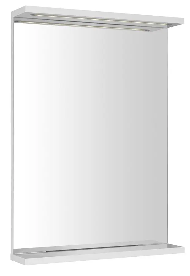 Aqualine Korin - spogulis ar LED apgaismojumu, 50x70 cm, balts KO395S