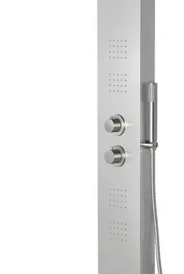 Sapho Prestige - dušas panelis ar termostatu, 200x1405 mm, nerūsējošais tērauds WN337