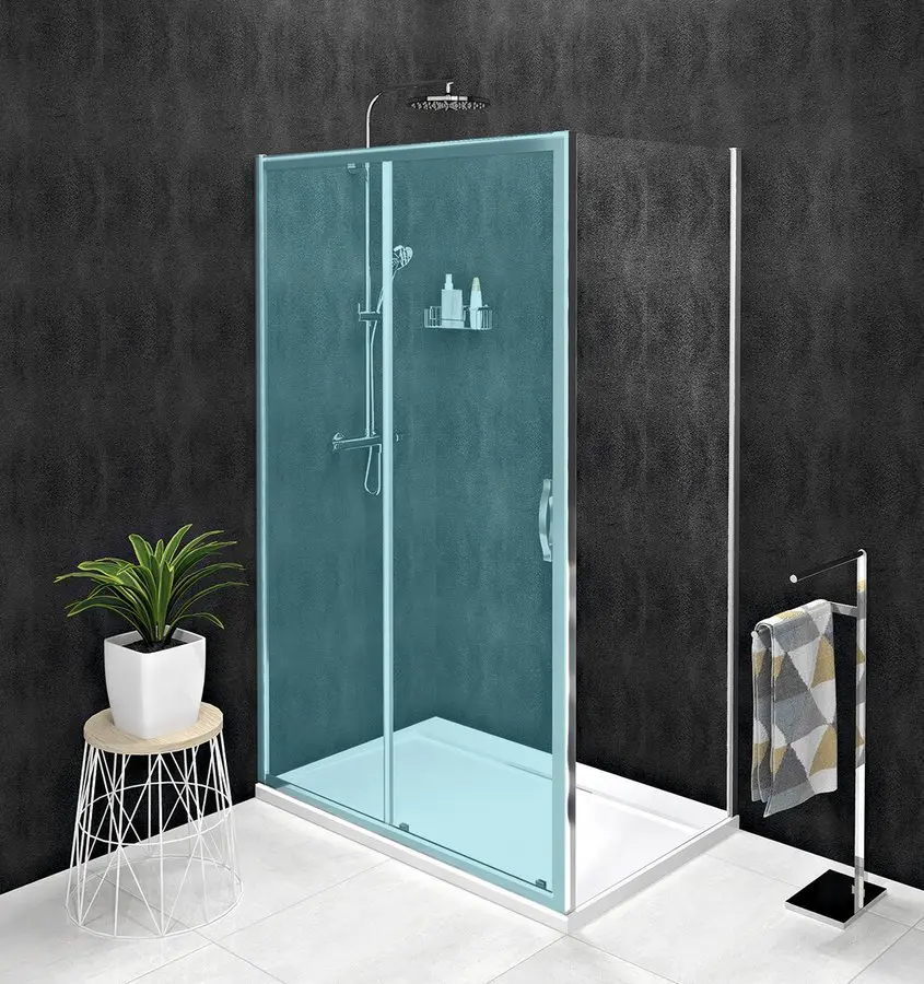Gelco Sigma - dušas siena Simply, 75 cm, Coated Glass, alumīnijs spīdīgs/caurspīdīgs stikls GS3175