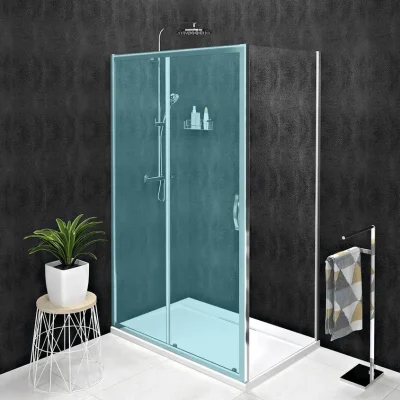 Gelco Sigma - dušas siena Simply, 100 cm, pārklāts stikls, spīdīgs alumīnijs/caurspīdīgs stikls GS3110