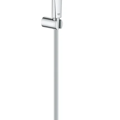 Grohe Rainshower SmartActive Cube - sienas stiprinājuma komplekts 130 9,5 l/min, 3 strūklu veidi, turētājs un šļūtene, Moon White 26589LS0