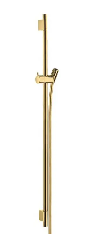 Hansgrohe Unica'S - dušas stienis 90 cm, ar dušas šļūteni, pulēts zelts 28631990