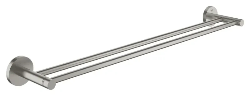 Grohe Essentials - dvieļu turētājs, divu roku, SuperSteel 40802DC1