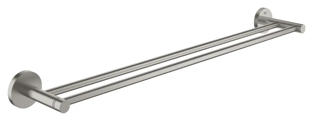Grohe Essentials - dvieļu turētājs, divu roku, SuperSteel 40802DC1