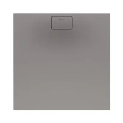Duravit Stonetto - dušas paliktnis 90x90 cm, pelēks matēts 720146180000000
