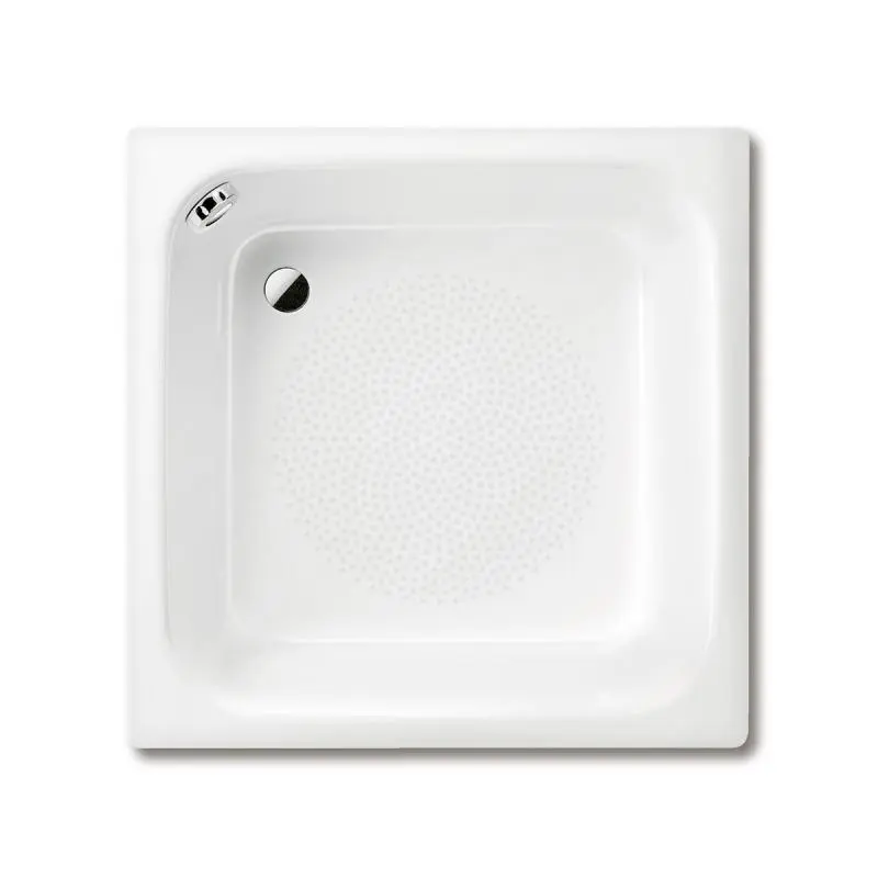 Kaldewei Advantage - Kvadrātiska dušas paliktnis Sanidusch 496, 90x90x25 cm, balts - dušas paliktnis, neslīdošs, bez putupolistirola balsta 332130000001