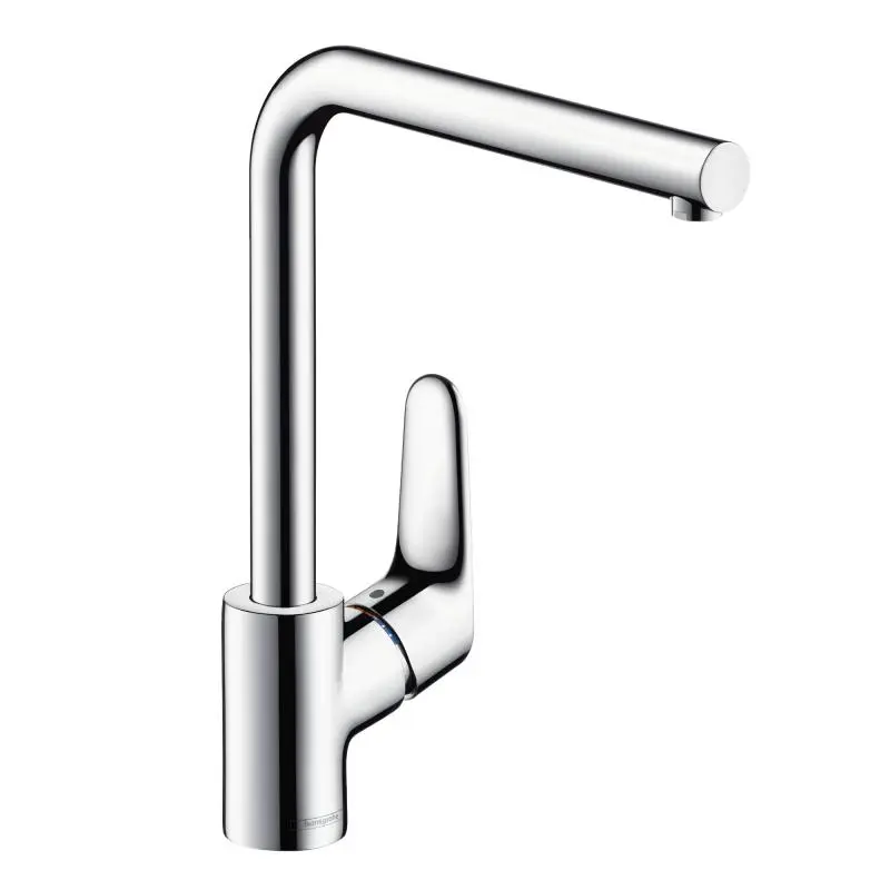 Hansgrohe Focus M41 - virtuves izlietnes vienas sviras maisītājs ar grozāmu izteku, hromēts 31817000
