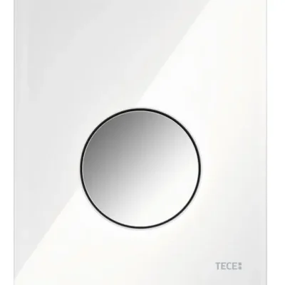 Tece TECEloop - pisuāra vadības plate, stikls balts/hroms spīdīgs 9242660