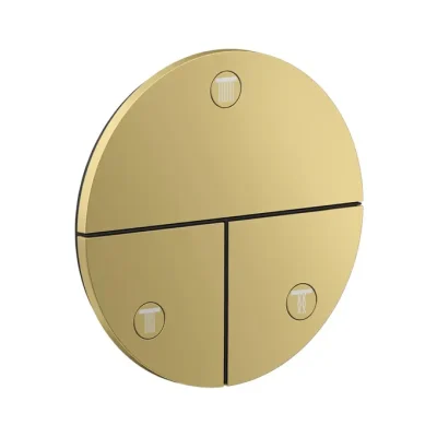Axor ShowerSelect ID - zemapmetuma vārsts, 3 patērētājiem, pulēta zelta optika 36779990