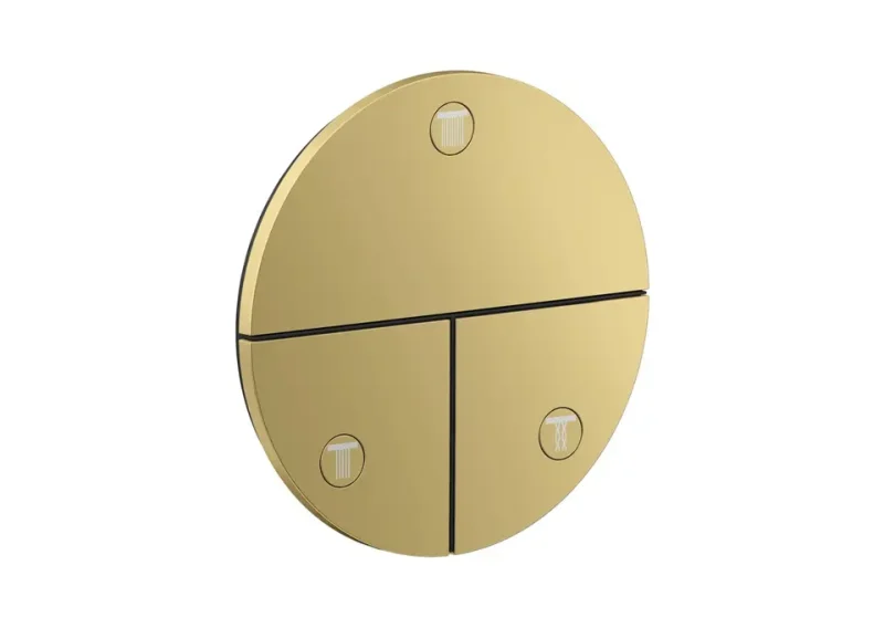Axor ShowerSelect ID - zemapmetuma vārsts, 3 patērētājiem, pulēta zelta optika 36779990