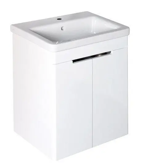 Sapho Ella - izlietnes skapītis 57x65x43 cm, 2 durvis, balts EL065-3030