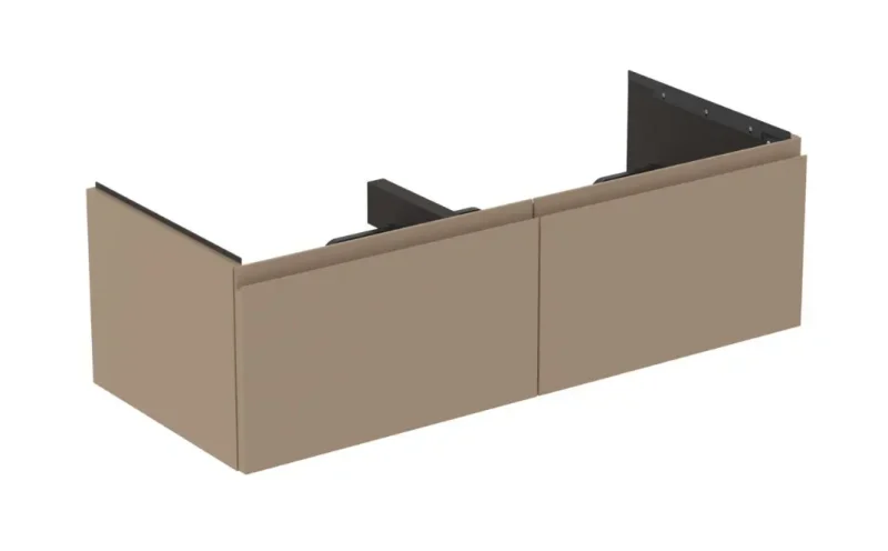 Ideal Standard Finesse - izlietnes skapītis, 120x51x37 cm, 2 atvilktnes, matēti greige E3398UP
