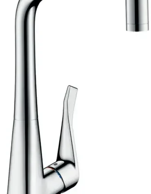 Hansgrohe M71 - virtuves izlietnes maisītājs M7116-H320 ar izvelkamu trauku dušu, sBOX, hromēts 73801000