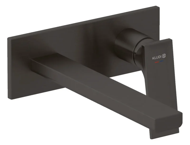 Kludi Decus - zemapmetuma izlietnes maisītājs, birstēts gunmetal 54245N275