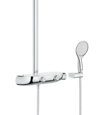 Grohe Rainshower SmartControl - dušas sistēma Mono 360 ar termostata maisītāju, hromēts 26361000