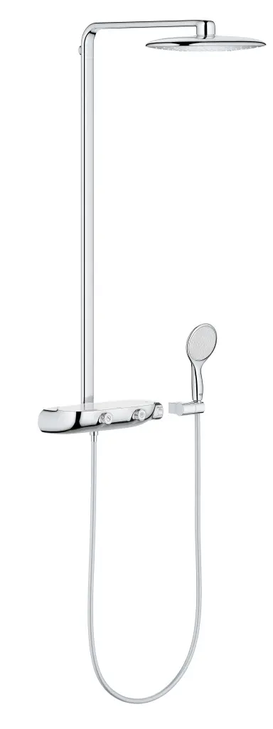 Grohe Rainshower SmartControl - dušas sistēma Mono 360 ar termostata maisītāju, hromēts 26361000