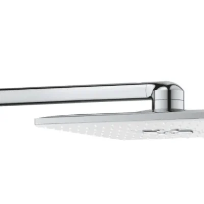 Grohe Rainshower SmartActive Cube - galvas duša 310, izvirzījums 43 cm, 2 strūklas, Moon White 26479LS0