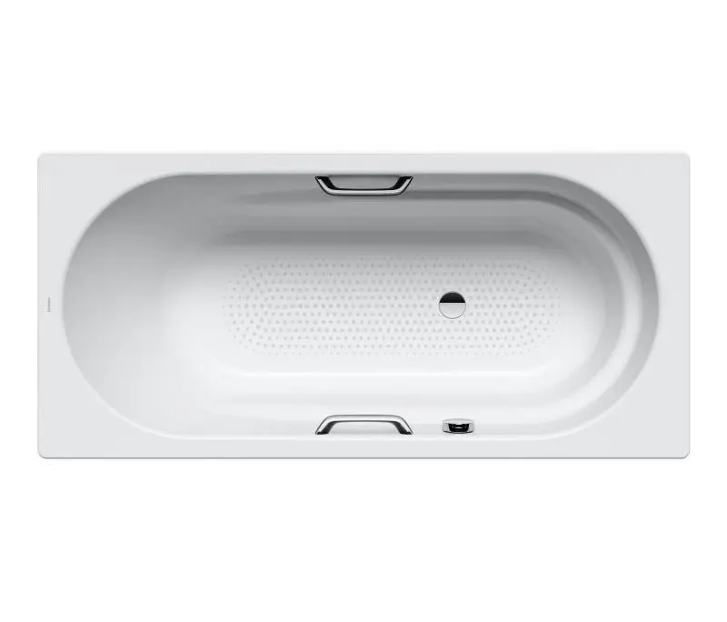 Kaldewei Ambiente - vanna Vaio Star 961, 170x80 cm, pērļu efekts, pilnībā neslīdoša, rokturu caurumi, balta 234134013001