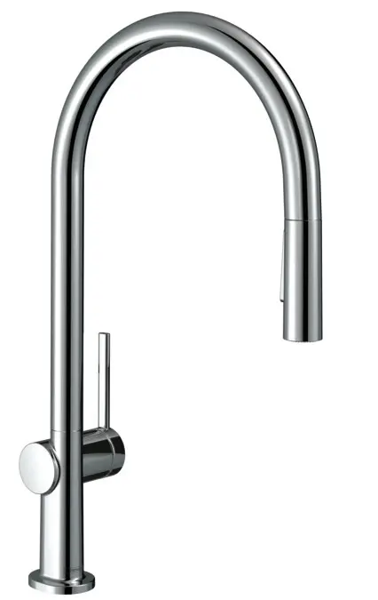 Hansgrohe M54 - virtuves izlietnes maisītājs Talis, ar izvelkamu dušu, sBox, hromēts 72801000
