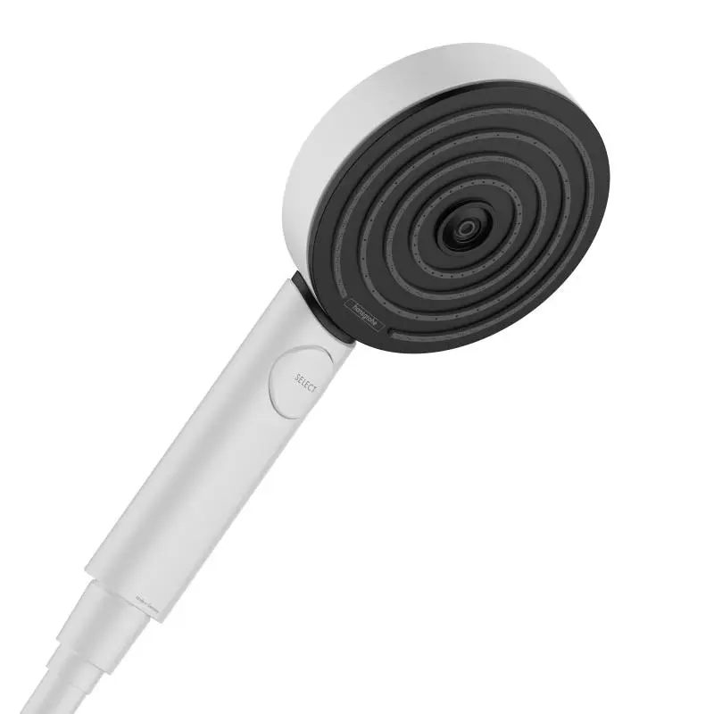 Hansgrohe Pulsify Select - rokas duša Relaxation 105, 3 strūklas veidi, EcoSmart, balts matēts 24111700