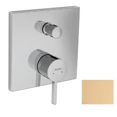 Hansgrohe Finoris - zemapmetuma maisītājs, 2 patērētājiem, birstēts bronzas tonis 76416140