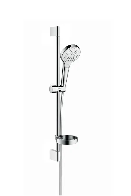 Hansgrohe Croma Select S - dušas komplekts Vario 0,65 m ar ziepju trauku Casetta, balts / hromēts 26566400
