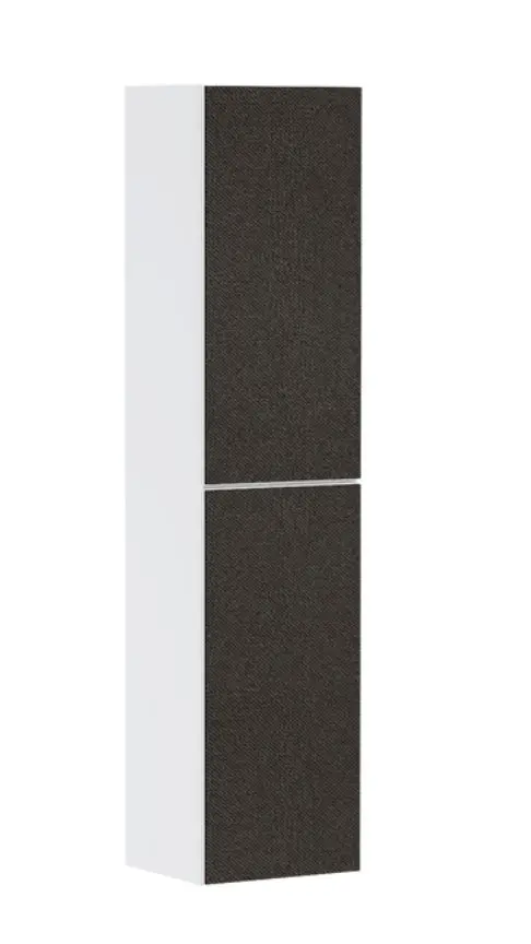 Hansgrohe Xevolos E - augstais skapis, 40x176x36 cm, 2 durvis, eņģes labajā pusē, matēti balts/tekstila tumši pelēks 54221660