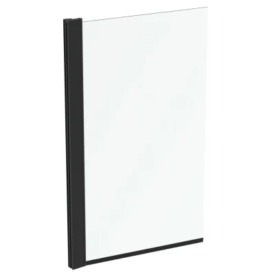 Ideal Standard Connect 2 - vannas aizsargsiena 80x140 cm, melns/caurspīdīgs T9923V3