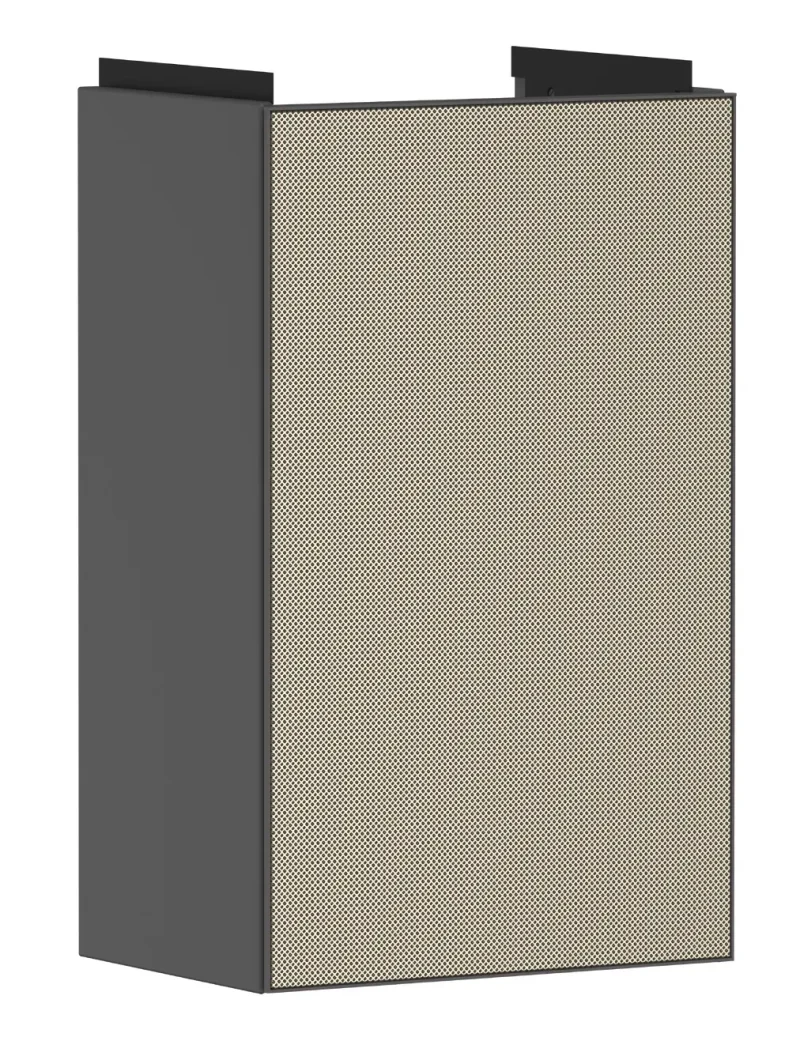 Hansgrohe Xevolos E - izlietnes skapītis 58x34x25 cm, 1 durvis, eņģes labajā pusē, matēti pelēks/bronza 54171390