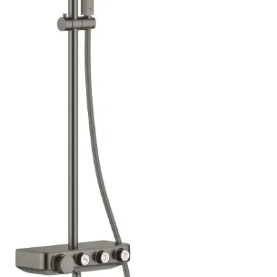 Grohe Euphoria SmartControl - dušas komplekts Cube 310 Cube 310 Duo ar termostatu, 2 strūklas, matēts Hard Graphite 26508AL0