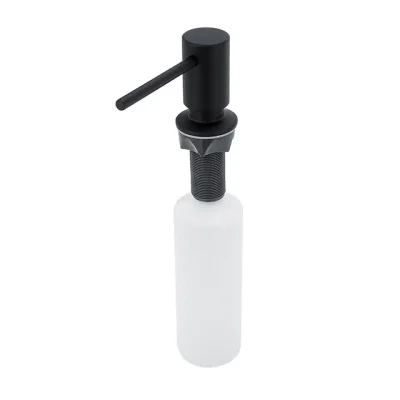 Nimco Sonstige - iebūvēts dezinfekcijas vai ziepju dozators, 350 ml, matēti melns UNC 4031V-90