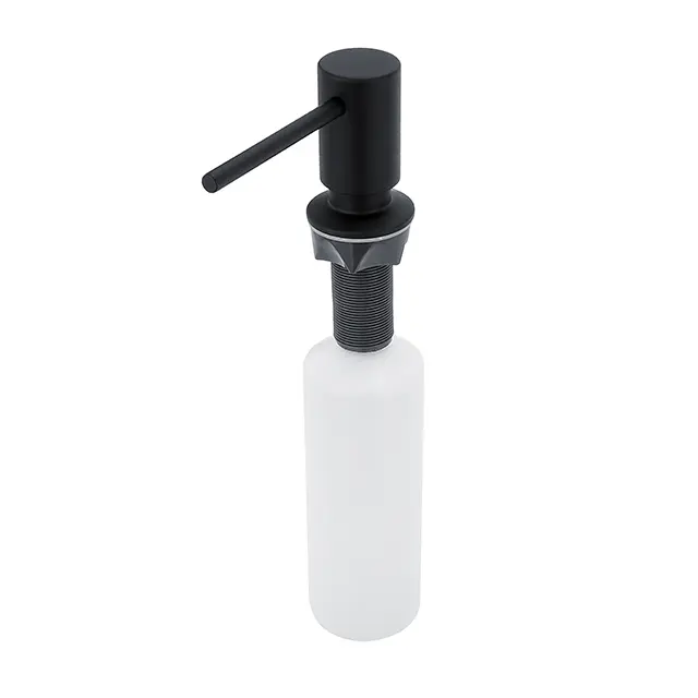 Nimco Sonstige - iebūvēts dezinfekcijas vai ziepju dozators, 350 ml, matēti melns UNC 4031V-90