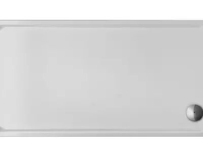 Duravit D-Code - dušas paliktnis 180x90 cm, Alpu balts 720165000000000