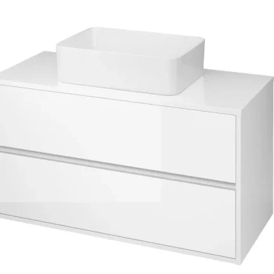 Cersanit Crea - izlietnes zemskapis, 53x100x45 cm, 2 atvilktnes, balts S924-006