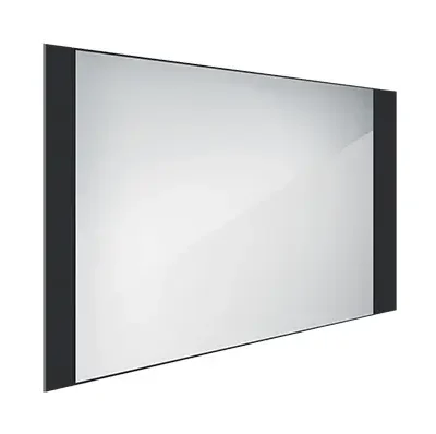 Nimco spogulis - spogulis ar LED apgaismojumu, 100x60 cm, alumīnijs/melns ZPC 41004-90