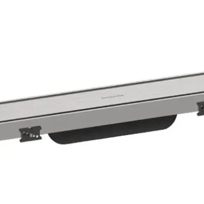 Hansgrohe RainDrain Match Plus - dušas noteka 90 cm, ar resti, matēts tērauds 56216800