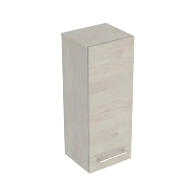Geberit Selnova Square - sānu augšējais skapītis 65x33x30 cm, 1 durvis, gaišs Hickory rieksts 501.279.00.1
